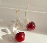 Delicious Cherry Pearl Earrings
